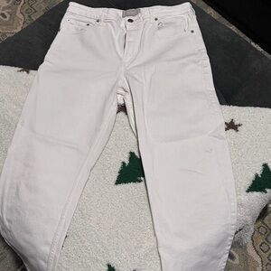 Everlane Cream High-Rise Jeans